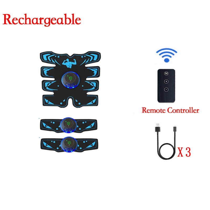 EMS Muscle Stimulator – Smart Electric Abdominal Training & Body Shaping Massager