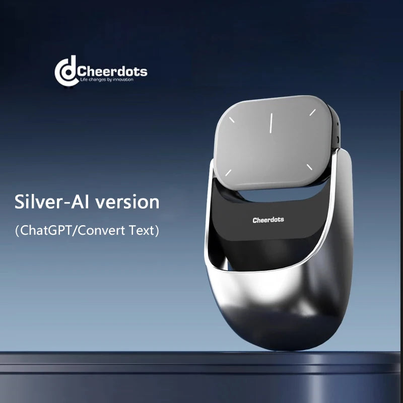 AI Wireless Mouse, ChatGPT Enabled Bluetooth, Voice Recording & AI Summarize, Ergonomic Presenter Laser Pointer