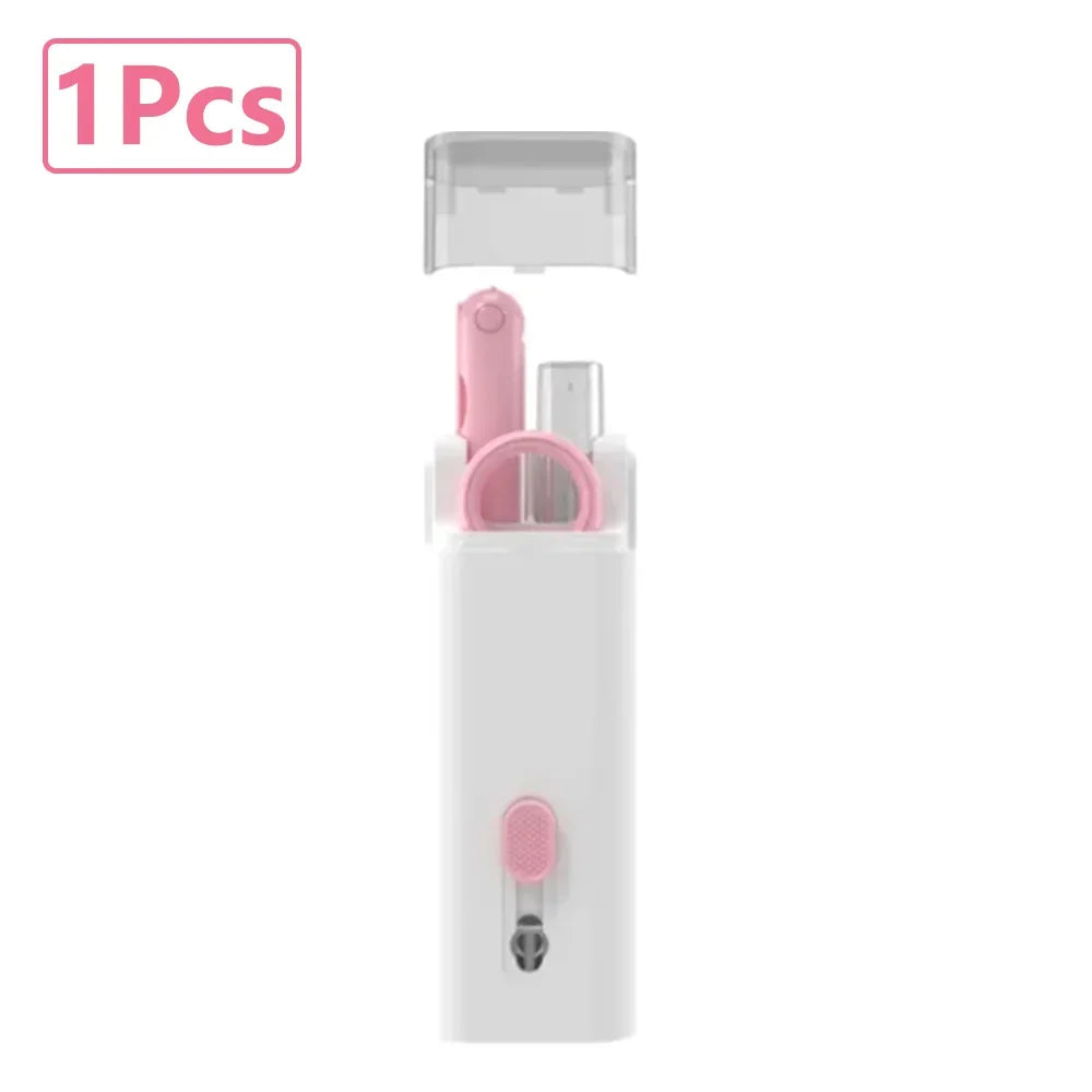 pc cleaning brush set pink