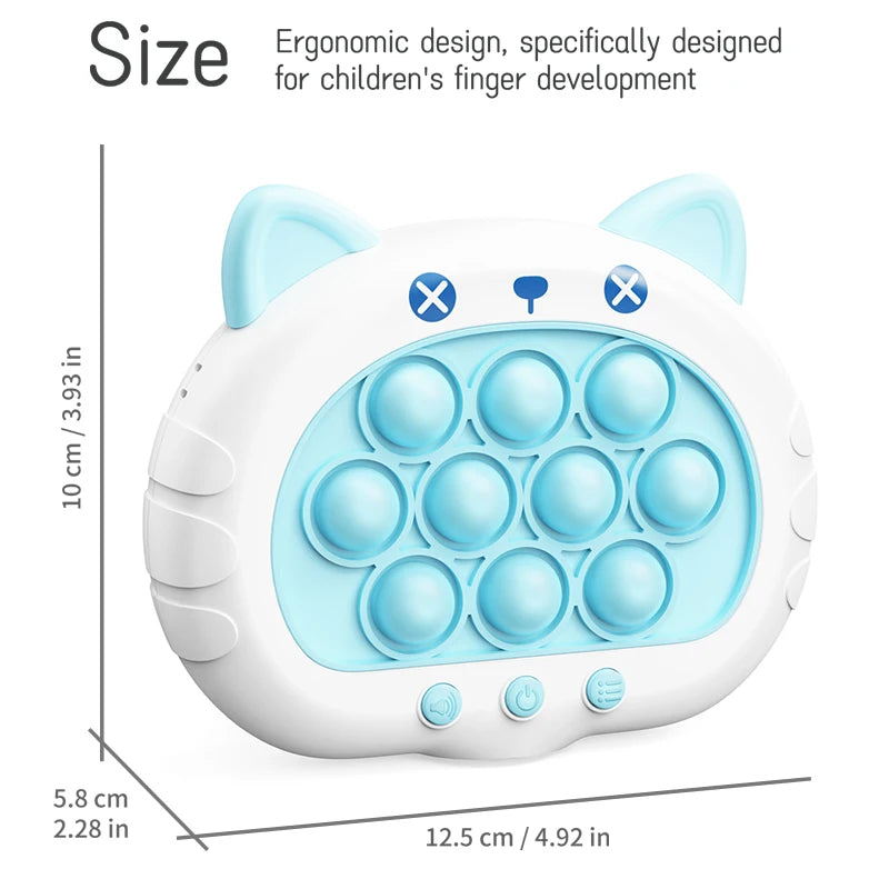 Quick Push Up Game Light Up Fast Push Puzzle Game Console For Kids - Fun Electronic Game