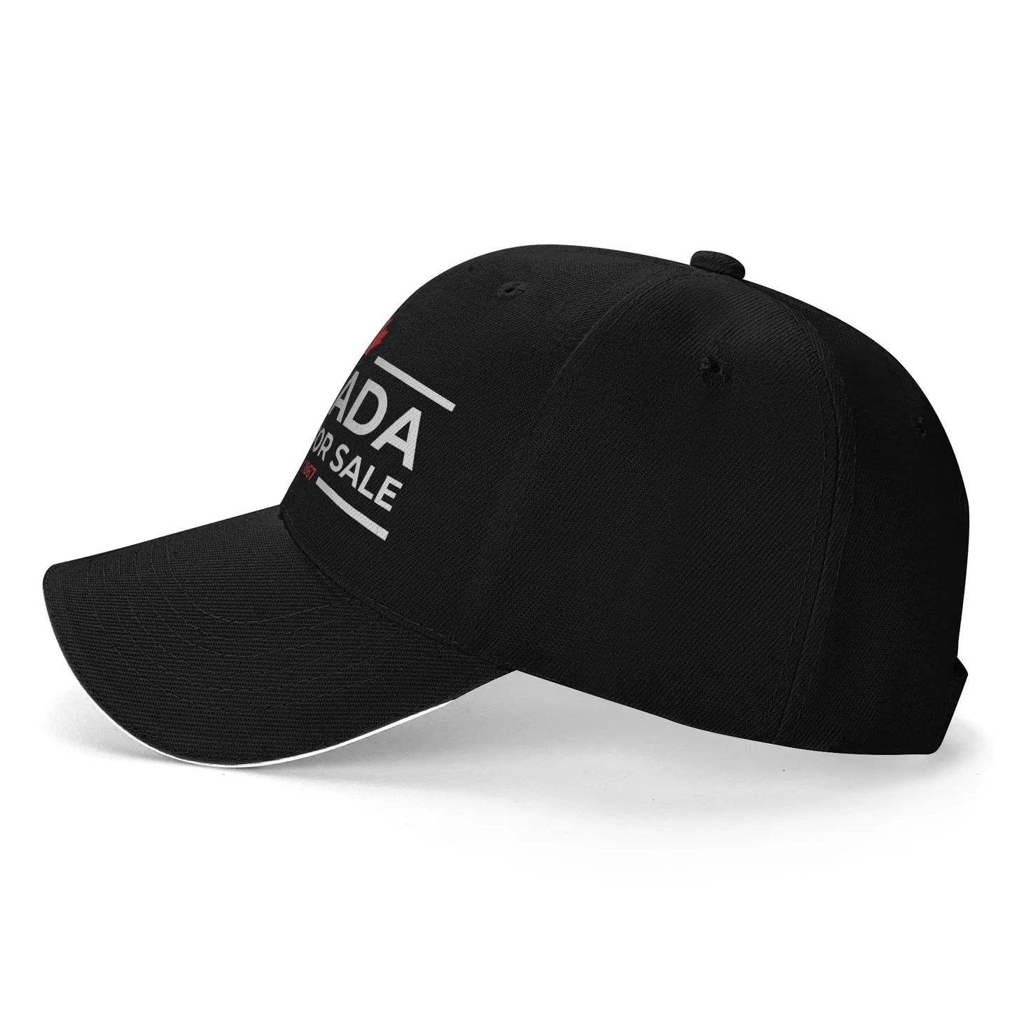 Canada Is Not For Sale 1867 Baseball Cap | Funny Retro Snapback Hat for Men & Women | Summer Outdoor Hip Hop Cap