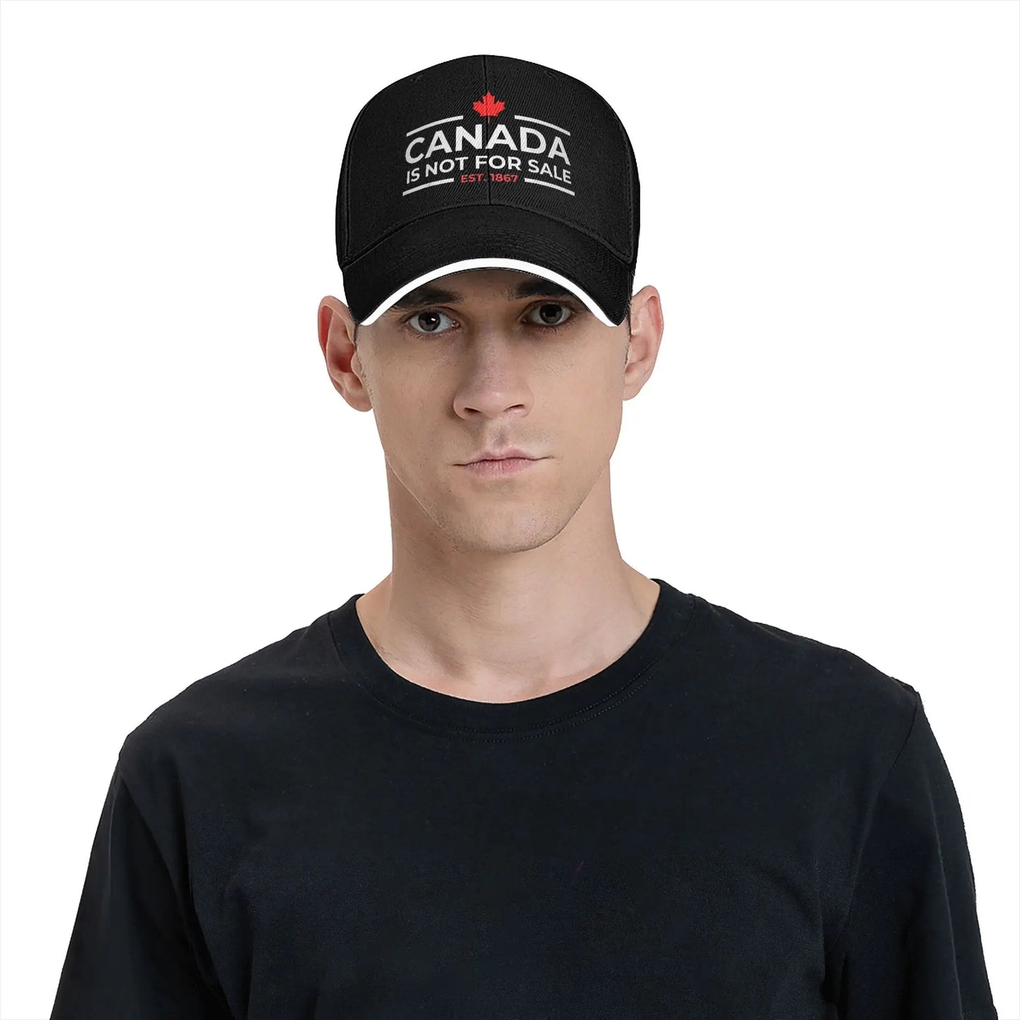 Canada Is Not For Sale 1867 Baseball Cap | Funny Retro Snapback Hat for Men & Women | Summer Outdoor Hip Hop Cap