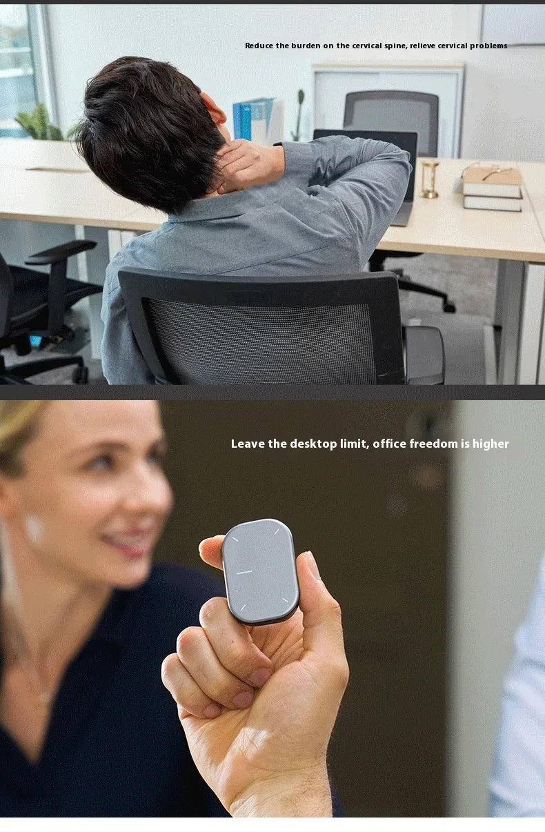 AI Wireless Mouse, ChatGPT Enabled Bluetooth, Voice Recording & AI Summarize, Ergonomic Presenter Laser Pointer
