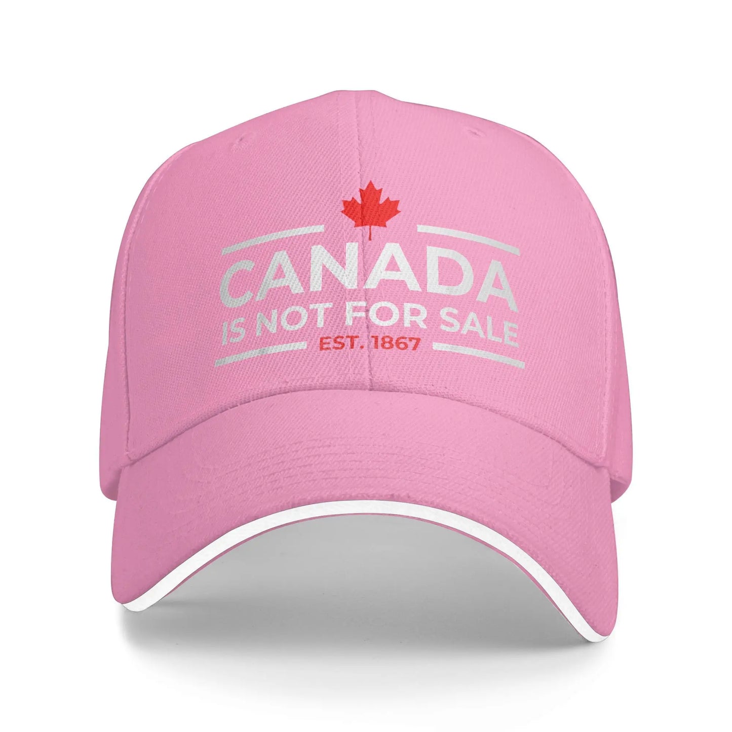 Canada Is Not For Sale 1867 Baseball Cap | Funny Retro Snapback Hat for Men & Women | Summer Outdoor Hip Hop Cap