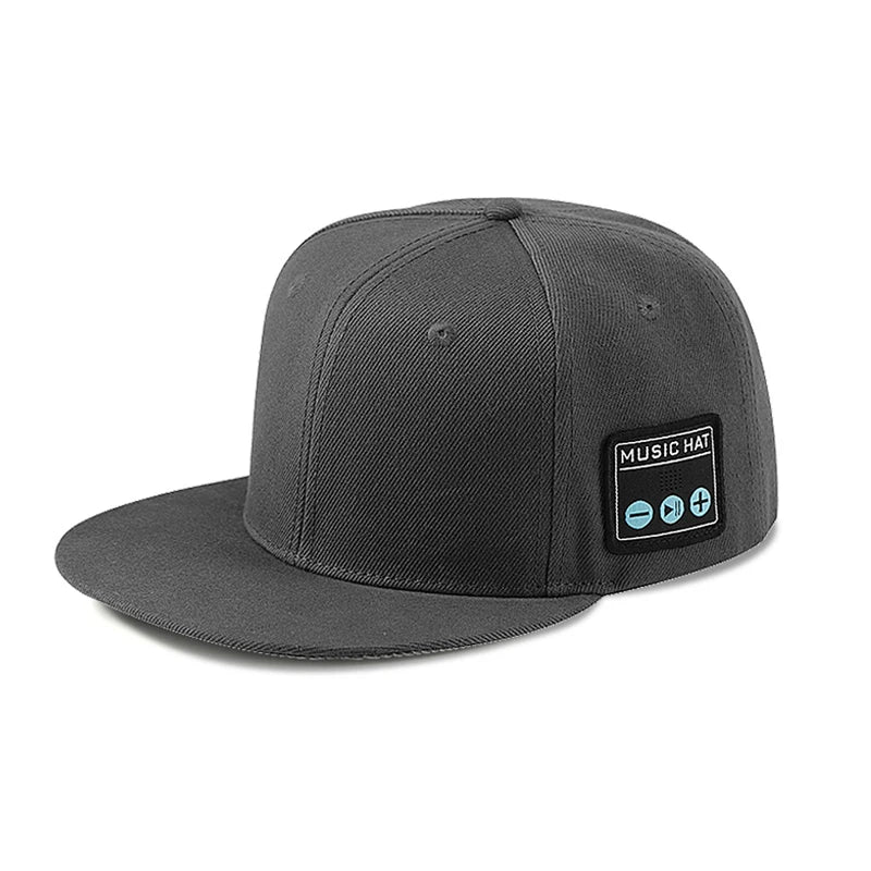 Bluetooth Music Hat with Headphones & Mic | Wireless Smart Baseball Cap with Dual Speakers for Running, Sports & Outdoor Use