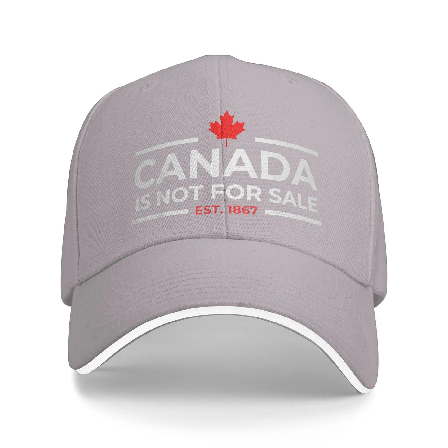 Canada Is Not For Sale 1867 Baseball Cap | Funny Retro Snapback Hat for Men & Women | Summer Outdoor Hip Hop Cap