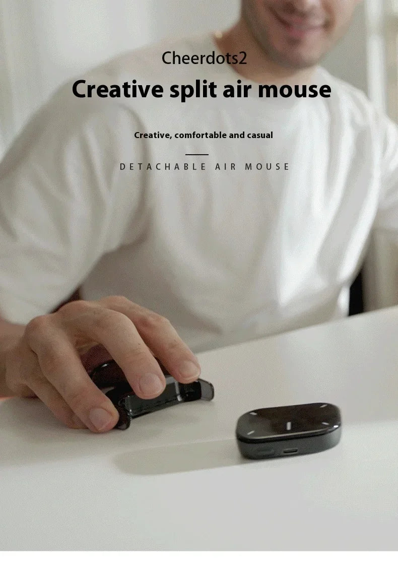 AI Wireless Mouse, ChatGPT Enabled Bluetooth, Voice Recording & AI Summarize, Ergonomic Presenter Laser Pointer