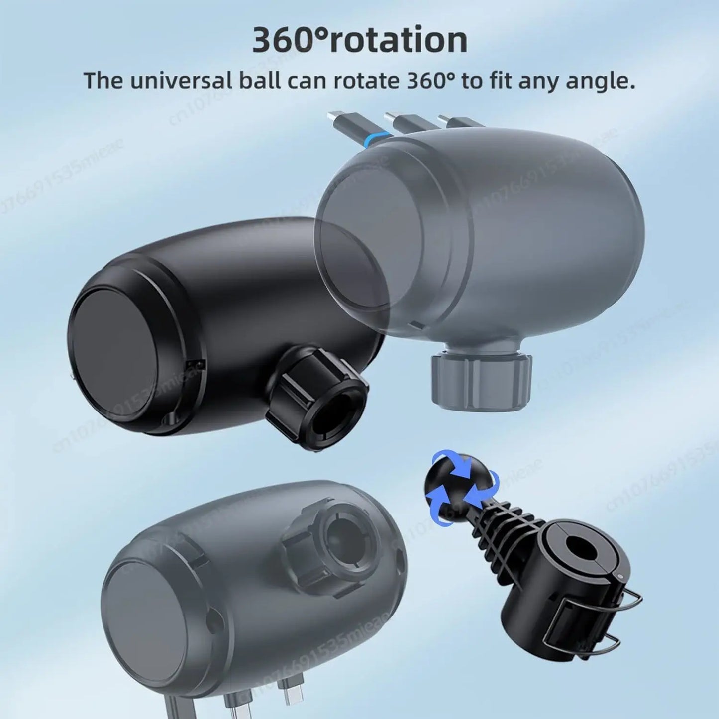 NEW Multi 3-in-1 Retractable Backseat Car Charging Station Box,36W Headrest USB Type-C Fast Car Charger for iPhone IPad,Samsung