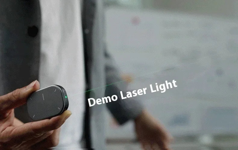 AI Wireless Mouse, ChatGPT Enabled Bluetooth, Voice Recording & AI Summarize, Ergonomic Presenter Laser Pointer