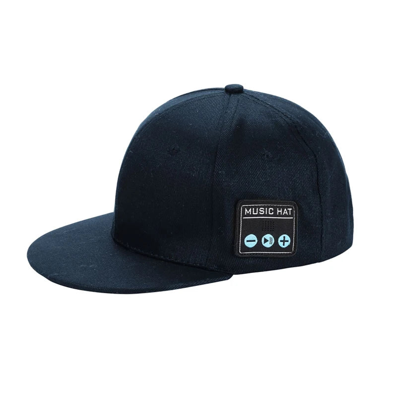 Bluetooth Music Hat with Headphones & Mic | Wireless Smart Baseball Cap with Dual Speakers for Running, Sports & Outdoor Use