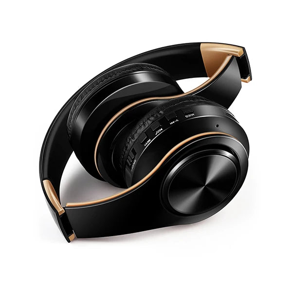 Wireless Bluetooth Headphones with Microphone – Stereo Headset MP3 Player & FM Radio