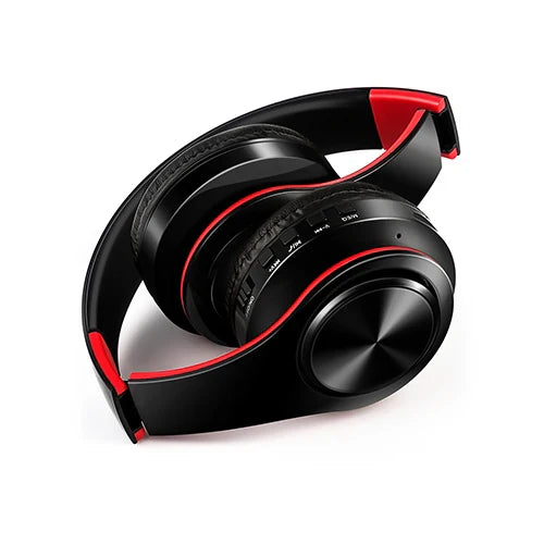 Wireless Bluetooth Headphones with Microphone – Stereo Headset MP3 Player & FM Radio