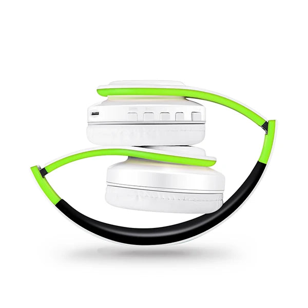 Wireless Bluetooth Headphones with Microphone – Stereo Headset MP3 Player & FM Radio