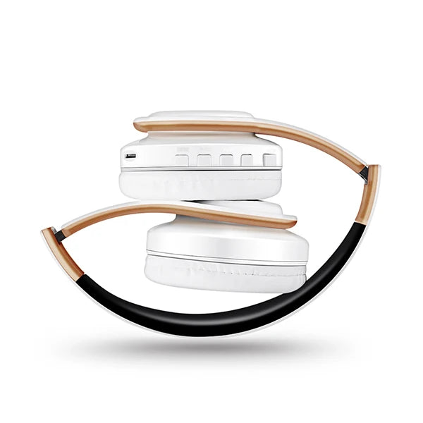 Wireless Bluetooth Headphones with Microphone – Stereo Headset MP3 Player & FM Radio