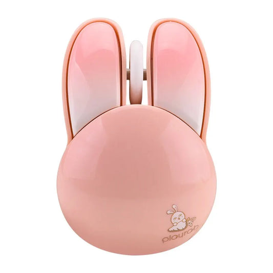 Wireless Silent Mouse – Cute Rabbit Design, 2.4GHz USB Mini Receiver