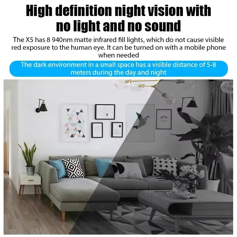 discreet wireless security camera setup