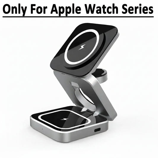 30W Magnetic Wireless Charger Stand for iPhone 16/15/14 & AirPods