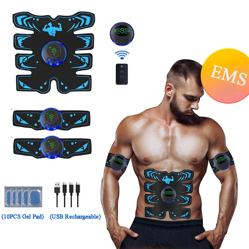 EMS Muscle Stimulator – Smart Electric Abdominal Training & Body Shaping Massager