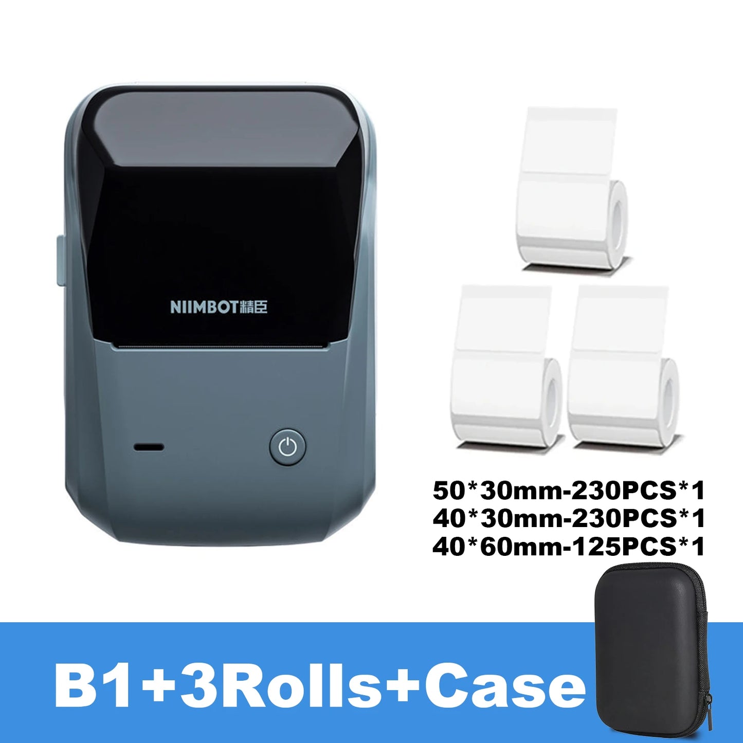 Niimbot B1 Portable Mini Thermal Label Printer Bluetooth Handheld Printer Pocket Label Self-adhesive Sticker Labeling Machine