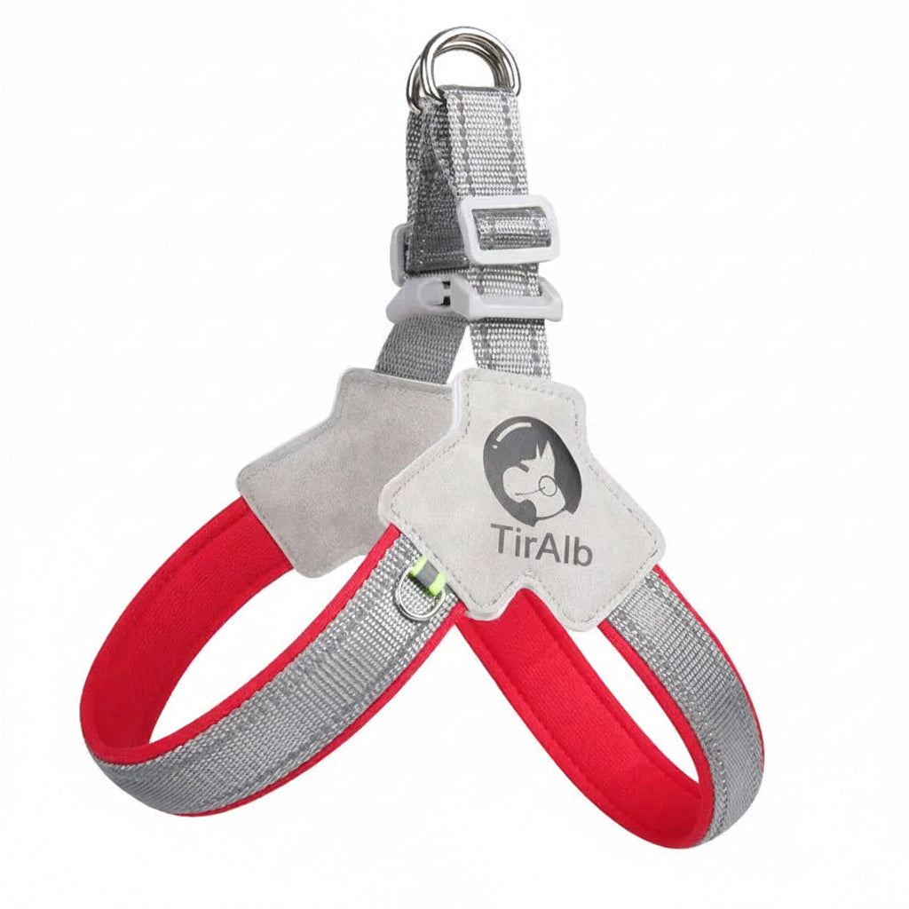 Adjustable Reflective Dog Harness Vest – Comfortable Mesh Chest Strap for Dogs & Cats