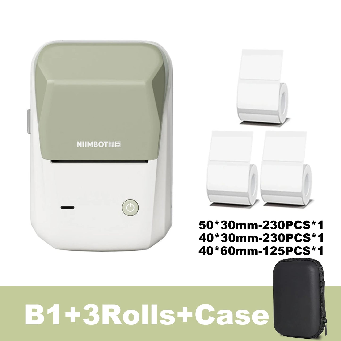 Niimbot B1 Portable Mini Thermal Label Printer Bluetooth Handheld Printer Pocket Label Self-adhesive Sticker Labeling Machine